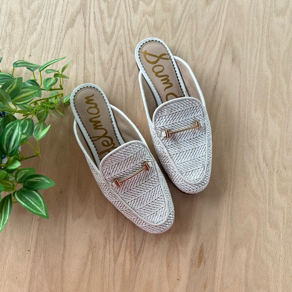Sam Edelman Shoes - Sam Edelman Laura Mule Women's Sz
6.5 White Raffia